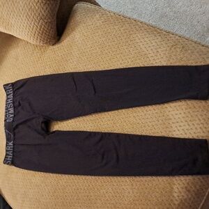 Gymshark Fit Black Seamless Workout Leggings Size: Medium